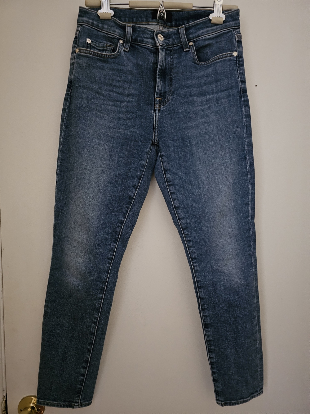 7 For All Mankind Skinny Dark Blue Sloane Jeans